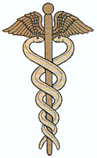 Caduceus of Mercury misused as medical symbol