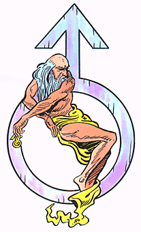 Uranus, father of Saturn.